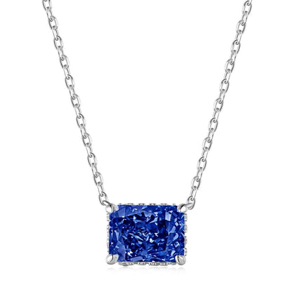 [Vera Jewelry]Luxurious Square Shape Colorful Necalack
