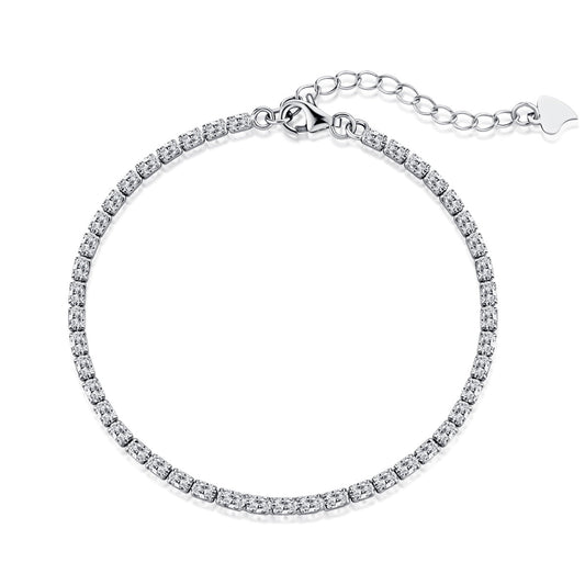 [Vera Jewelry] Elegantes Armband mit Smaragdschliff für den Alltag