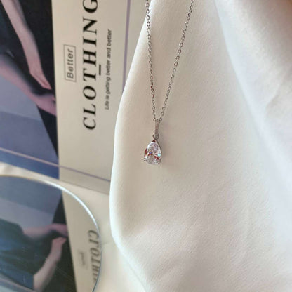 [Vera Jewelry]Delicate Water Drop Shape Fashion Necklace