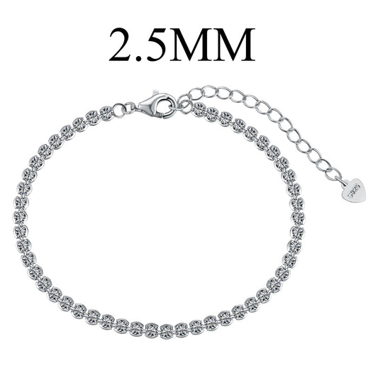 [Vera Jewelry]Blendendes, funkelndes Armband mit Rundschliff für den Alltag