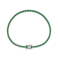 [Vera Jewelry]Dazzling Colorful Round Cut Daily Bracelet