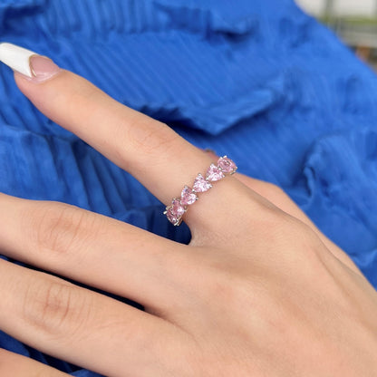 [Vera Jewelry]0.25 Carat Radiant Romance Heart Cut Lover Ring