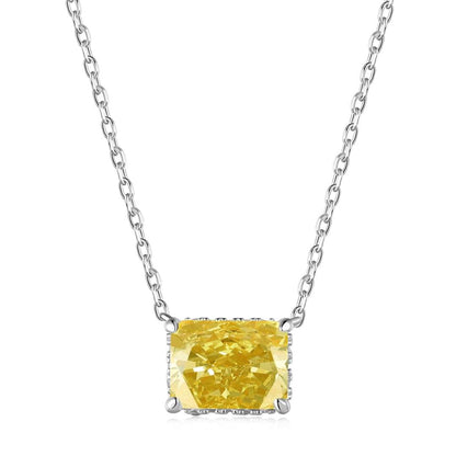 [Vera Jewelry]Luxurious Square Shape Colorful Necalack