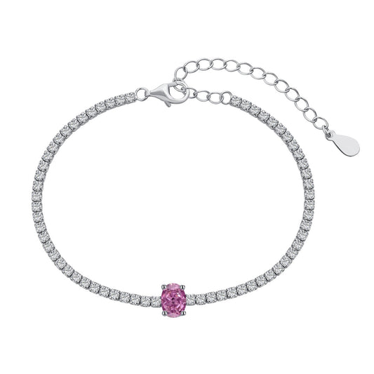 [Vera Jewelry]0.75 Carat Exquisite Oval Cut Daily Bracelet