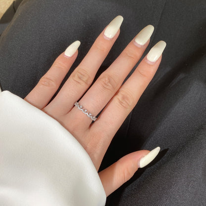 [Vera Jewelry]Elegant Resplendent Round Shape Party Ring