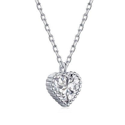 [Vera Jewelry]Ornate Heart Shape Necklace