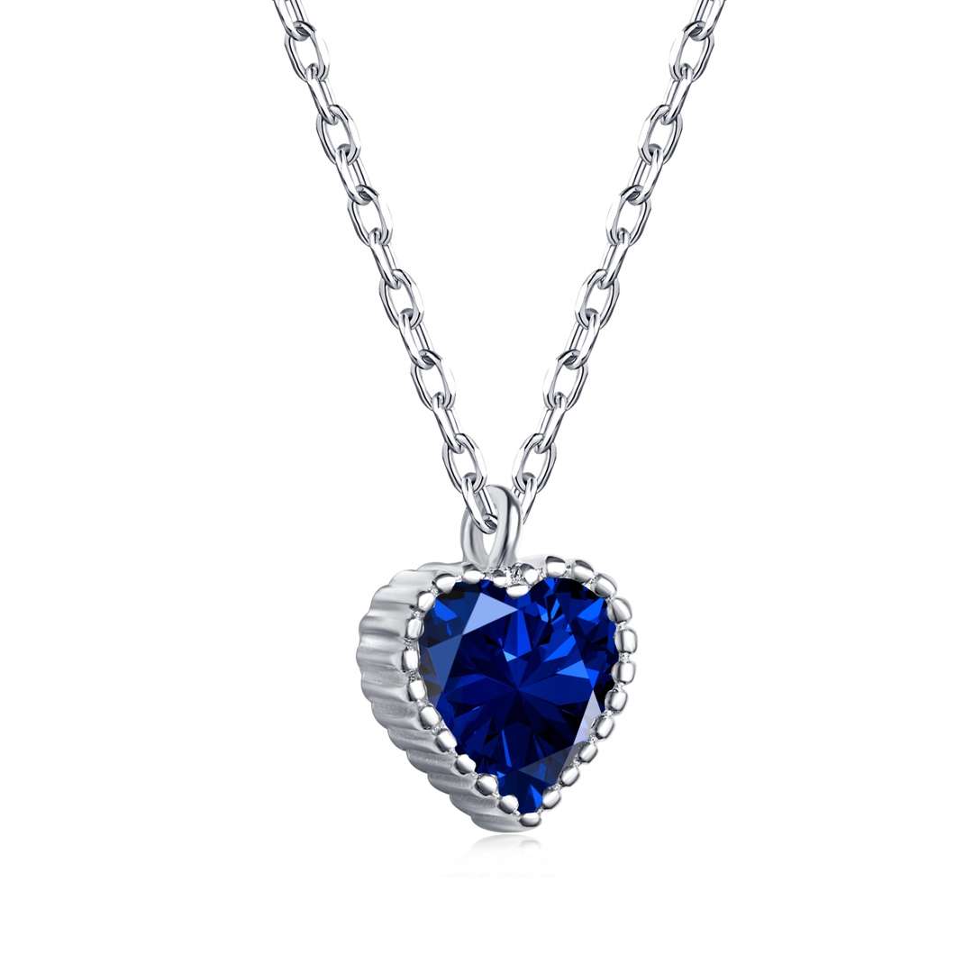 [Vera Jewelry]Ornate Heart Shape Necklace