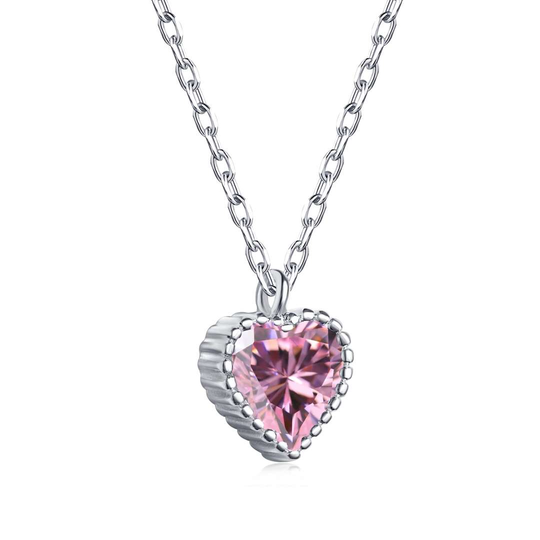 [Vera Jewelry]Ornate Heart Shape Necklace