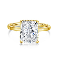 [Vera Jewelry]4.0 Carat Ornate Enchanting Radiand Cut Banquet Ring