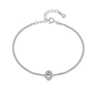 [Vera Jewelry]Exquisite Oval Shape Bracelet