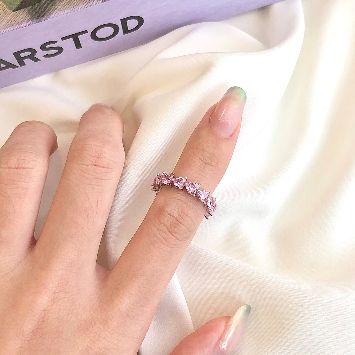 [Vera Jewelry]0.25 Carat Radiant Romance Heart Cut Lover Ring
