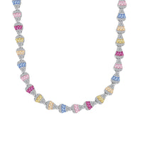 [Vera Jewelry]Radiant Colorful Rainbow Necklace