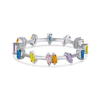 [Vera Jewelry]Unique Trapezoid Cut Daily Ring