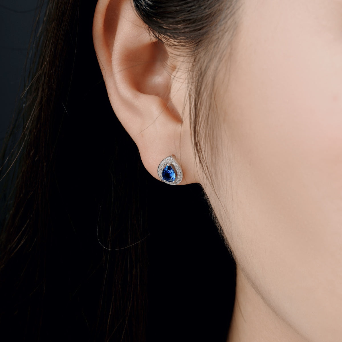 [Vera Jewelry]Luxurious Water Drop Shape Earrings