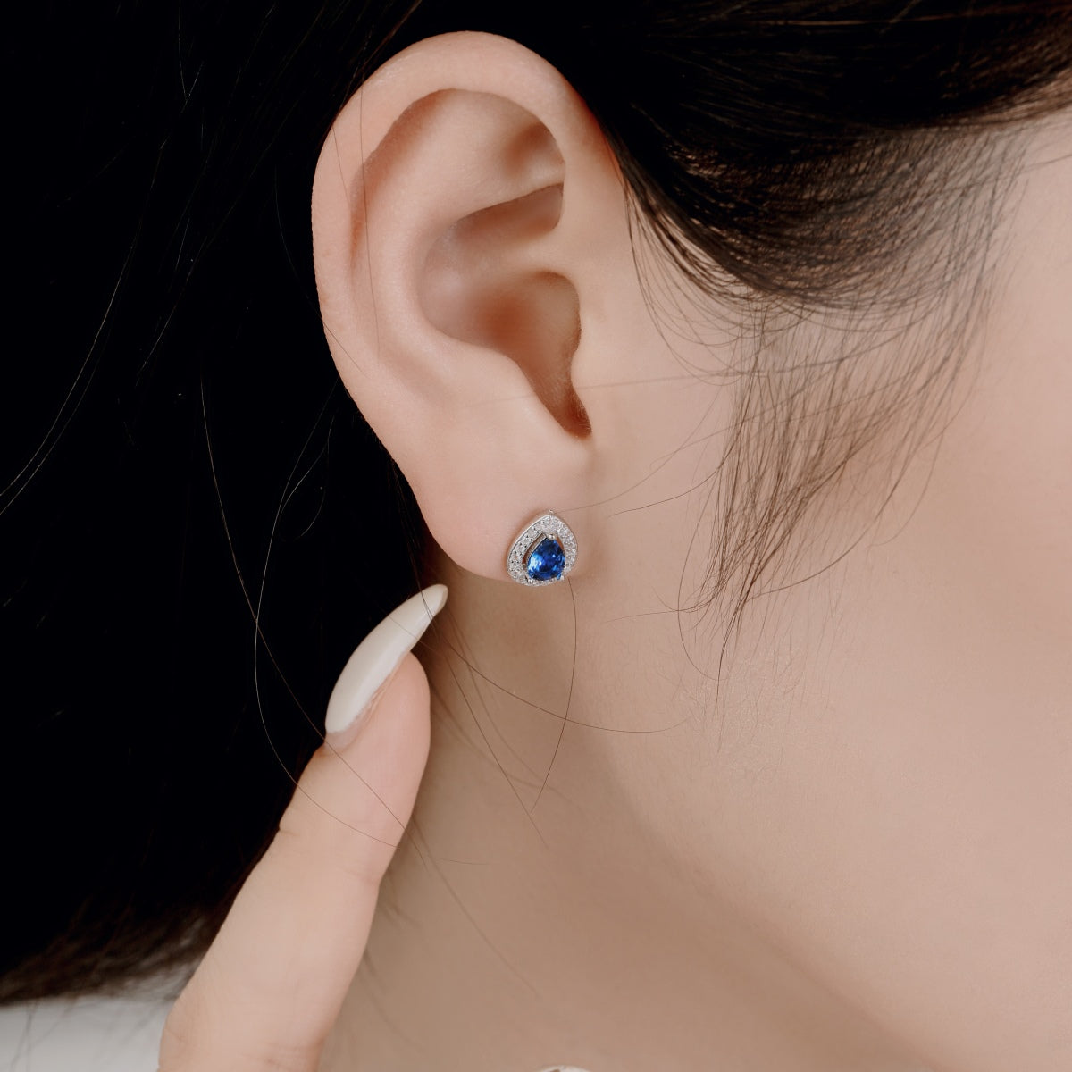 [Vera Jewelry]Luxurious Water Drop Shape Earrings