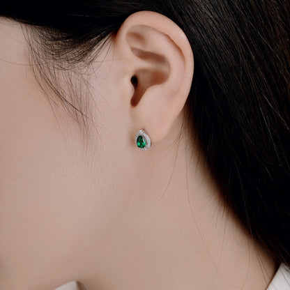 [Vera Jewelry]Luxurious Water Drop Shape Earrings