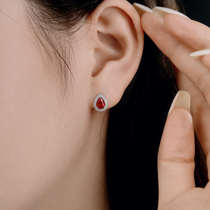 [Vera Jewelry]Luxurious Water Drop Shape Earrings