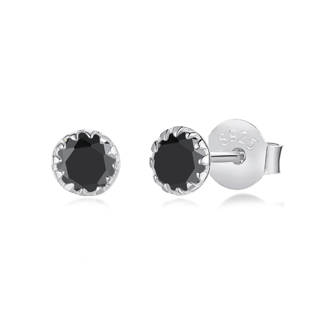 [Vera Jewelry]Sparkling Colorful Round Shape Earrings