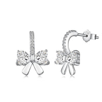 [Vera Jewelry]Exquisite Earrings With Heart-Shaped Bow Design