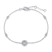 [Vera Jewelry]Dazzling Round Cut Shape Bracelet