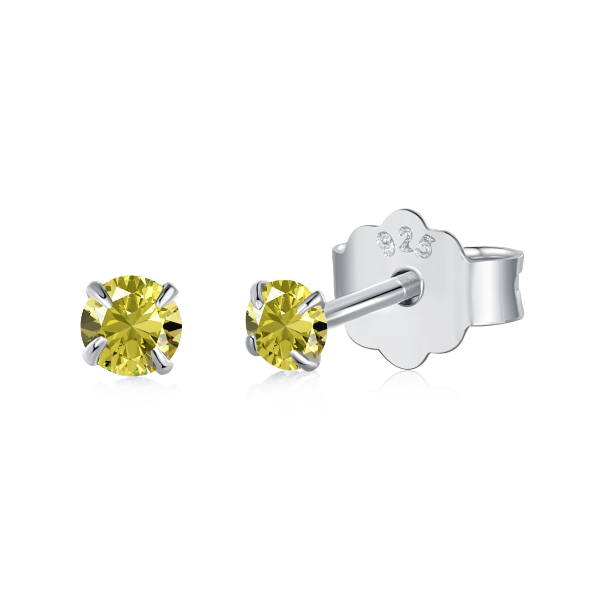 [Vera Jewelry]Delicate Solitaire Earrings