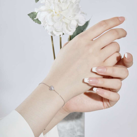 [Vera Jewelry]Heart-Shaped Gentle and Versatile Bracelet