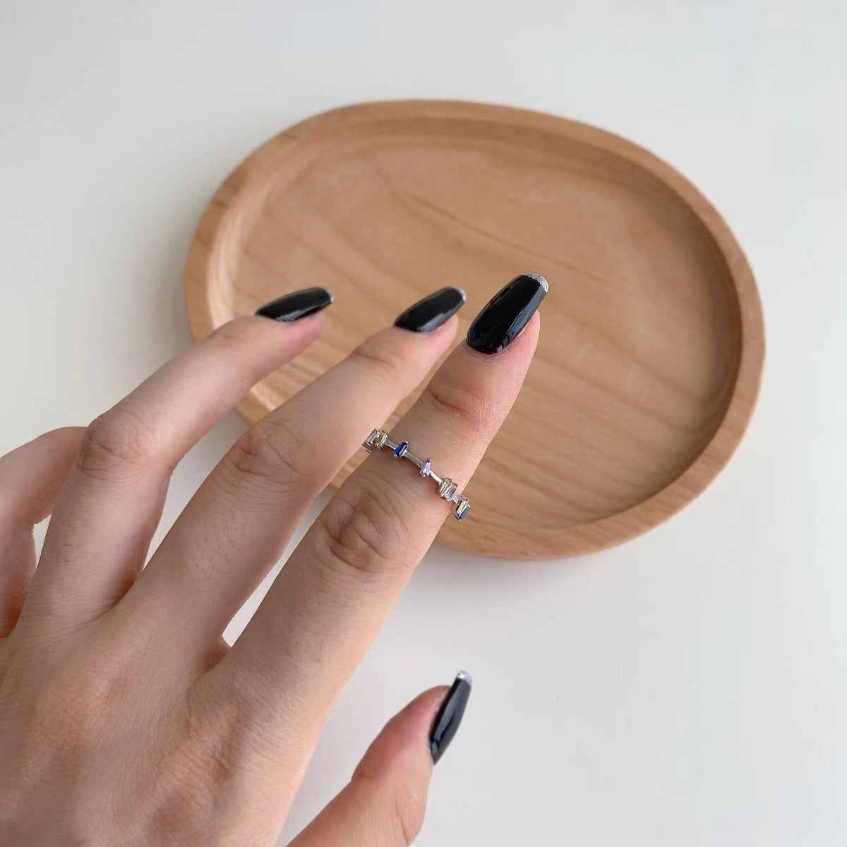 [Vera Jewelry]Unique Trapezoid Cut Daily Ring