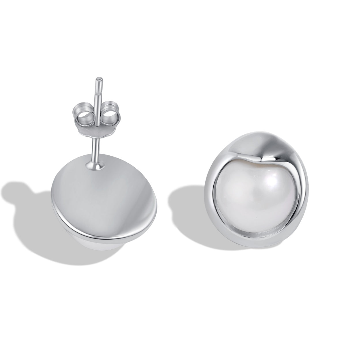 [Vera Jewelry]Dainty Bread Pearl Earrings