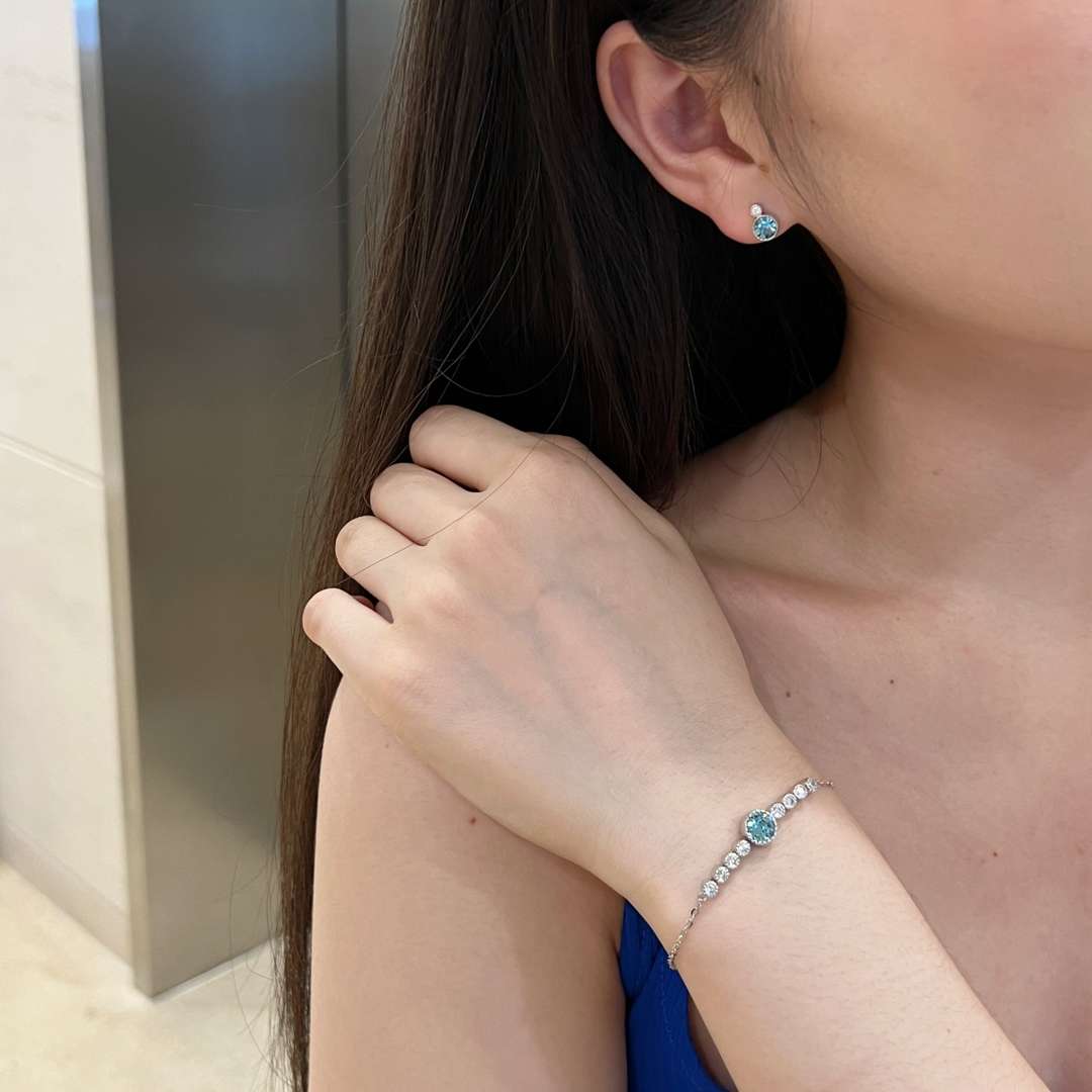 [Vera Jewelry]Luxurious Heart Of The Ocean Bracelet