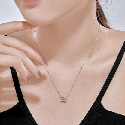[Vera Jewelry]Luxurious Square Shape Colorful Necalack