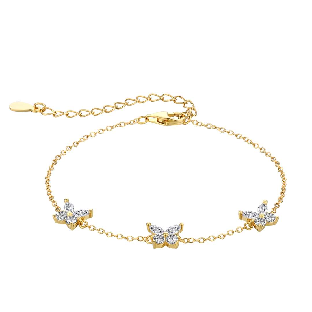 [Vera Jewelry]Radiant Butterfly Shape Necklace