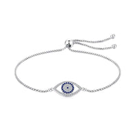 [Vera Jewelry]Dazzling Eye Shape Necklace