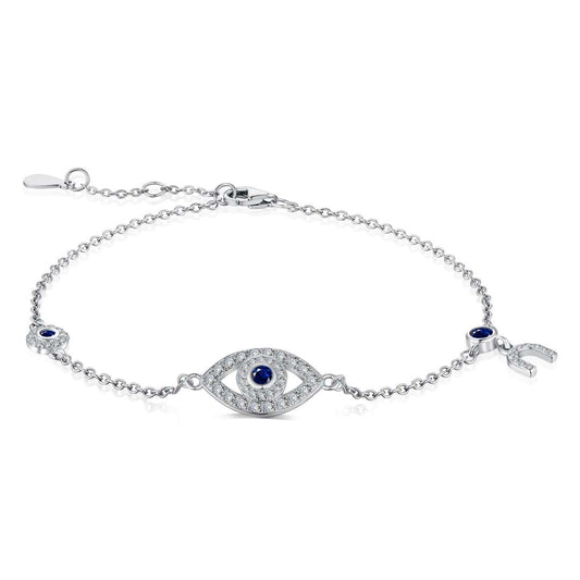 [Vera Jewelry]Dainty Eye Shape Necklace