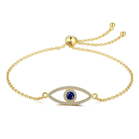 [Vera Jewelry]Devil's Eye Hollow Design Bracelet