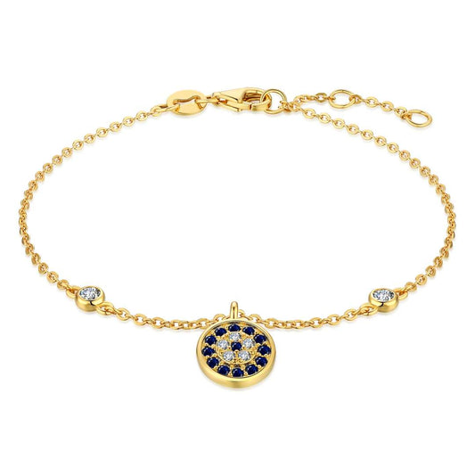 [Vera Jewelry]Devil's Eye Round Shape Bracelet