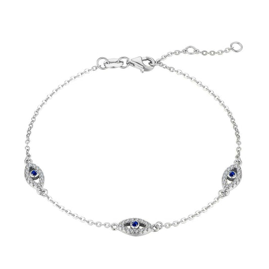 [Vera Jewelry]Evil Eye Shape Pendent Necklace
