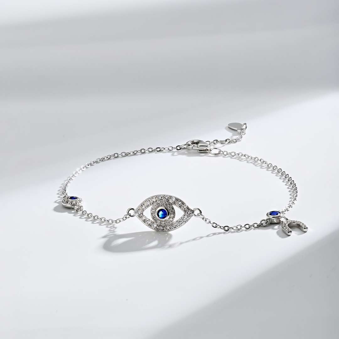 [Vera Jewelry]Dainty Eye Shape Necklace