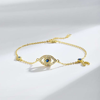 [Vera Jewelry]Dainty Eye Shape Necklace