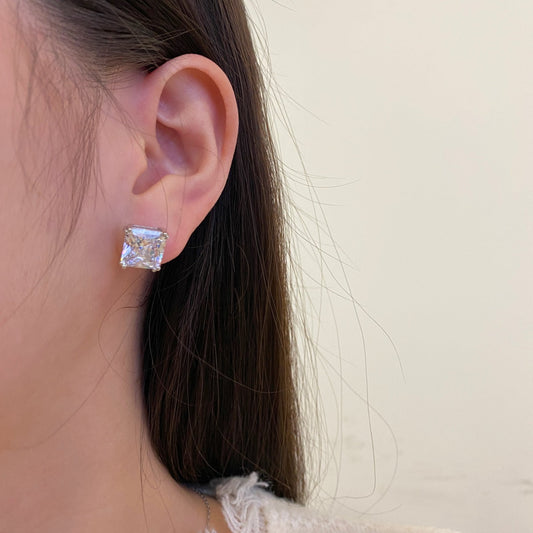 [Vera Jewelry]Delicate Square Shape Earrings