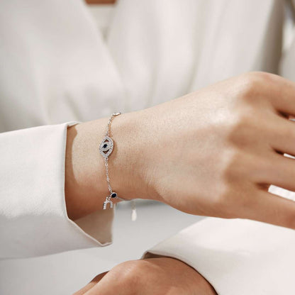 [Vera Jewelry]Dainty Eye Shape Necklace