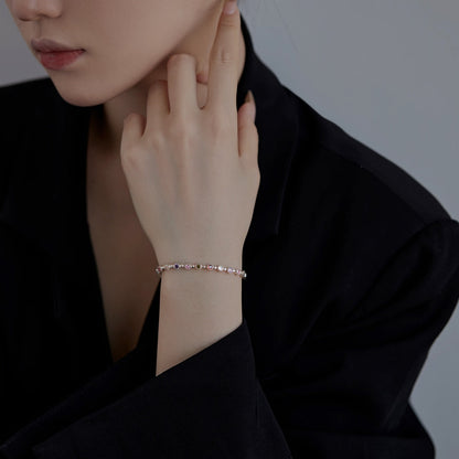 [Vera Jewelry]Sparkling Exquisite Round Cut Party Bracelet