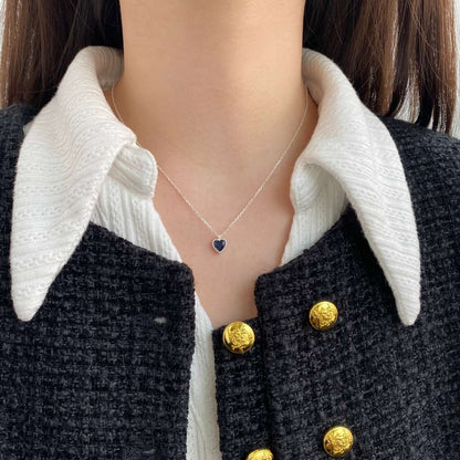 [Vera Jewelry]Ornate Heart Shape Necklace