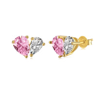 [Vera Jewelry]Dazzling Elegant Heart Cut Lover Earrings