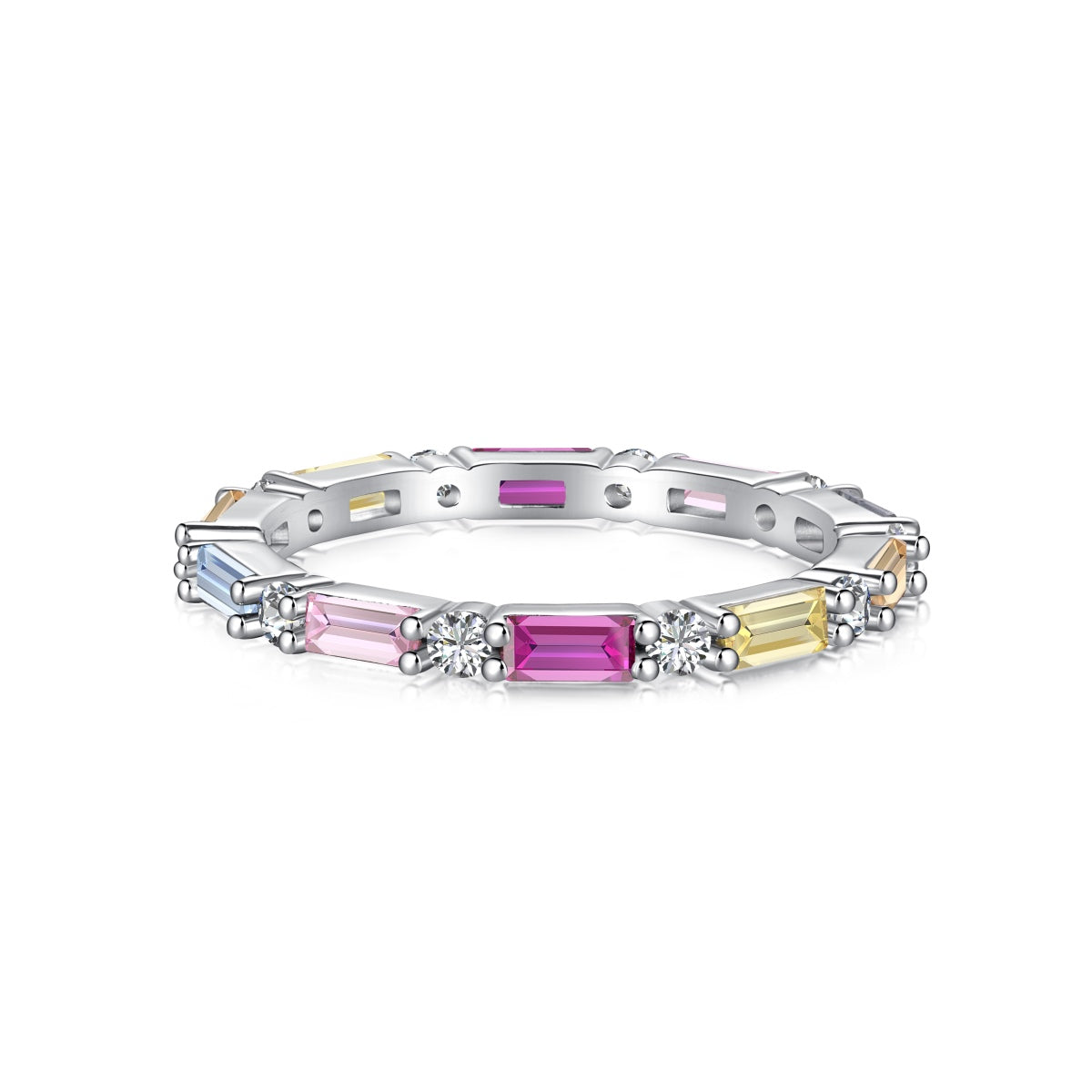 [Vera Jewelry]Lively In Shades Elegant Radiant Cut Daily Ring