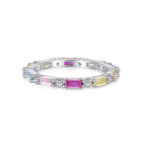 [Vera Jewelry]Lively In Shades Elegant Radiant Cut Daily Ring