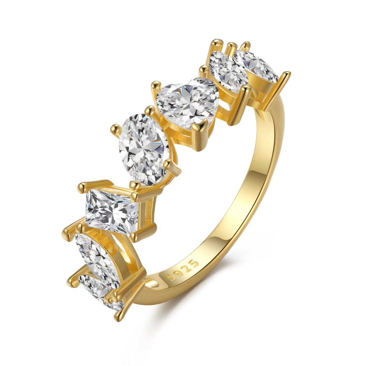 [Vera Jewelry]Delicate Multi Cut Ring