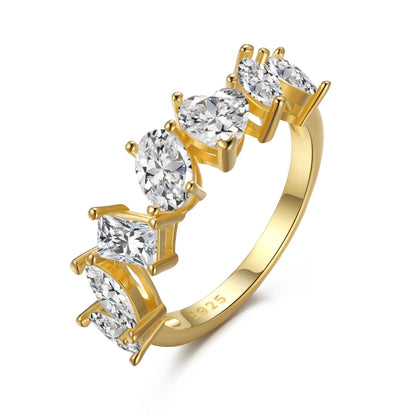 [Vera Jewelry]Delicate Multi Cut Ring