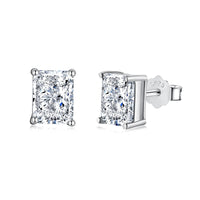 [Vera Jewelry]Radiant Luxurious Princess Cut Daily Earrings