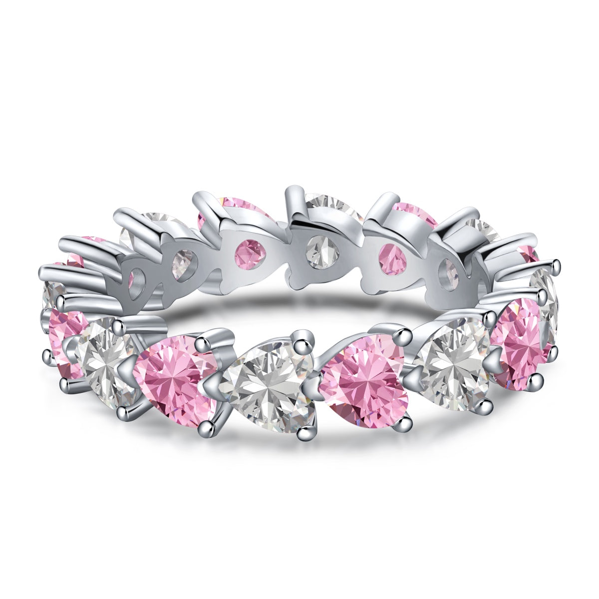 [Vera Jewelry]0.25 Carat Radiant Romance Heart Cut Lover Ring