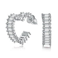 [Vera Jewelry]Radiant Heart Cutout Earrings